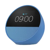 Relógio Despertador Smart Amazon Echo Spot com Alexa/Wi-Fi/Bluetooth - Blue