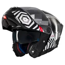 Capacete MT Helmets Atom 2 SV Strange B2 - Articulado - Tamanho L - com Óculos Interno - Gloss