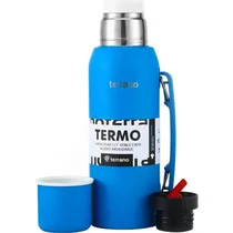 Terrano Termos Y Vasos Premium AC402021014 Acero/Metal 1LT Azul Electrico