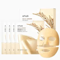 Máscara Facial Anua Rice 70 Glow Collagen - 4 Unidades