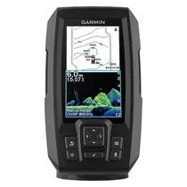 GPS Garmin Striker Vivid 4CV + Transdutor GT20 010-02550-01 para Pesca - Preto