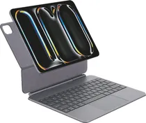 Teclado Sem Fio Joog Magnetic Keyboard Case IPK169S24 para iPad Pro 13" 2024