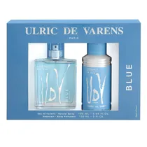 Kit de Perfume Udv Blue For Men Edt 100ML + Deo Spray