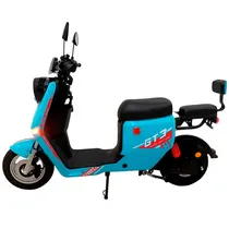 Bicicleta Eletrica GT3 c/Pedal Scooter Azul 960W
