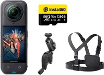 Câmera de Ação INSTA360 X5 8K 360 Action Cam Bike Bundle - Cinsaaha