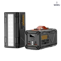 Wiwu Cargador Portatil WI-P029 50000MAH 100W/185WH Black