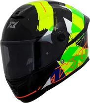 Capacete para Moto Axxis Hummer s Monti B13 - Tamanho M (57-58) - Gloss Flour Yellow
