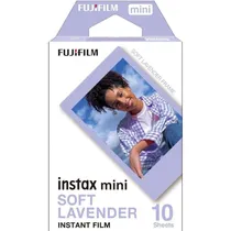 Fuji Instax 10 Pack Film para Instax Mini Soft Lavender