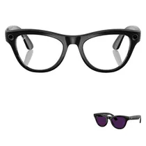 Oculos de Sol Ray-Ban Meta Skyler RW4010 Wifi Meta Ia 32GB - Preto Transitions