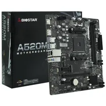 Placa Mae AMD (AM4) Biostar A520MT DDR4 HDMI/DP/M.2 AA52IM4S-R01-BS251X