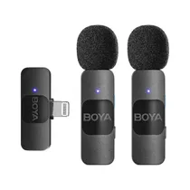 Sistema de Micrófono Inalámbrico Boya BY-V2 2TX + RX