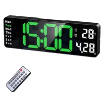 Relogio de Parede Sate AC-T6813 / Verde / Eletrico