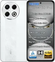 Smartphone Tecno Spark 30 Pro Lte Dual Sim 6.78" 8GB Expansível/256GB Artic Glow