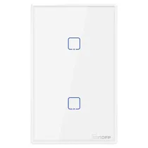 Interruptor Inteligente Touch Sonoff TX-T0US2C 2 Botões - Branco