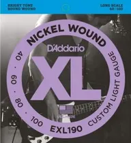 Daddario EXL190 0.40 4 Cordas