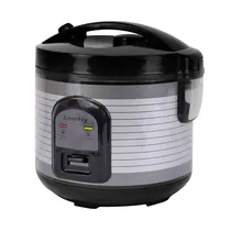 Panela Eletrica para Arroz Smartfy PE01G / 400W / 1 Litro / 220-240V ~ 50/ 60HZ - Preto/ Cinza