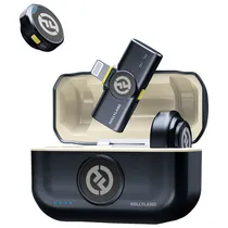 Microfone Sem Fio Hollyland Lark M2 - Lightning - Recarregável - Preto