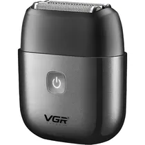 Barbeador Eletrico VGR Voyager V-340 Mini / 5W / 7000RPM / IPX7 / Recarregável - Preto