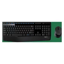 Kit Teclado e Mouse Logitech MK345 920-007820 Sem Fio Espanhol - Preto