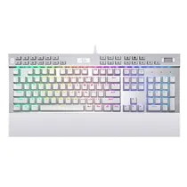 Teclado Gamer Redragon Yama K550W-RGB-1 - com Fio - Espanhol - Mecânico - Branco