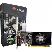 Placa de Video Afox 4GB Nvidia Geforce GT740 GDDR3 AF740-4096D3L3 128BITS 902MHZ HDMI, DVI, VGA(D-Sub)