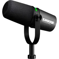 Microfone Shure MV-7 USB-C - Preto