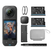 Camara Action INSTA360 X5 Cinsaaha X504 8K 360 Essentials Bundle - Black