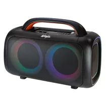 Caixa de Som Ninja NJ-2668 - 50W - Bluetooth - com Microfone - 2X 6.5" - Preto