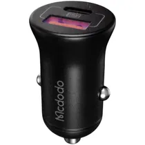 Mcdodo Cargador Vehicular CC-2680 USB/USB-C 45W Black