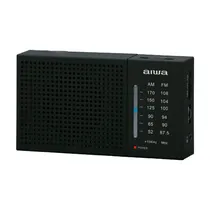 Rádio Portátil Aiwa AW-FML2 - AM/FM - 3.5MM - 2X Pilhas AA - Preto