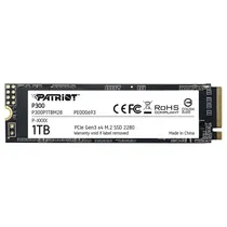 SSD Patriot P300, 1TB, M.2 Nvme, Leitura 2100MB/s, Gravação 1650MB/s, P300P1TBM28 GEN3 X4