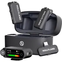 Sistema de Microfone Hollyland Lark Max 2 Combo Sem Fio - Preto