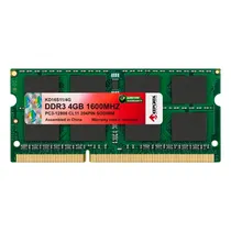 Memória para Notebook Keepdata, DDR3 4GB (1X4GB), 1600MHZ, So-DIMM, KD16S11/4G, Verde