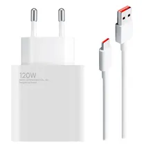 Carregador Tomada Xiaomi Mi 120W com Cabo Combo Type-A - Branco(MDY-13EE BRH6034EU)