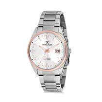 Relógio Analógico Masculino Daniel Klein Premium DK12109-5 - Prata e Rosa Ouro