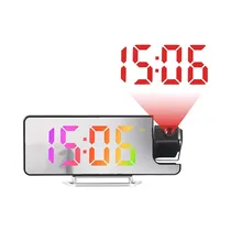 Relogio Digital Con Proyector Satellite AC-T6873 LED Colorido