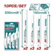 Lâminas de Serra Sabre Total TRSB1001 10Pçs 150MM-200MM
