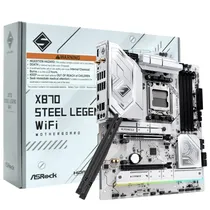 Placa Mae Asrock X870 Steel Legend Wi-Fi Socket AM5 / DDR5