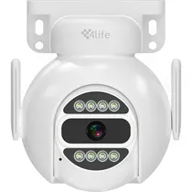 Câmera de Vigilância IP 4LIFE FLD8G 2.5K 4MP Wifi - Branco
