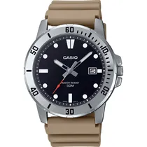 Relogio Casio MTP-VD01-5EVUDF Analógico Masculino - Bege/Preto