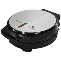 Máquina de Waffles Electrobras EBWF-01 1.000 Watts 220 - 240 V ~ 50/60 HZ - Preta/Prata