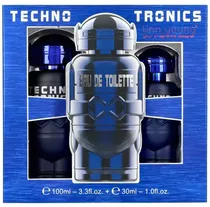 Kit Perfume Linn Young Techno Tronics Edt 100ML + 30ML - Masculino