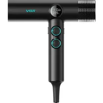 Secador de Cabelo VGR Voyager V-401 / 110000RPM / 1900W / 220V ~ 50/ 60HZ - Preto