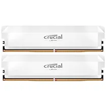 Memória Ram Crucial Pro Series DDR5 32GB 6400MHZ - Branco (CP2K16G64C38U5W)