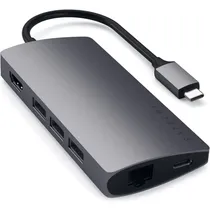 Satechi Adaptador ST-TCMA2M USB-C Multiport Adapter V2 4K Gray