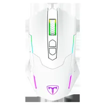 Mouse Gamer T-Dagger Brigadier T-TGM206W RGB 7200 Dpi USB - Branco