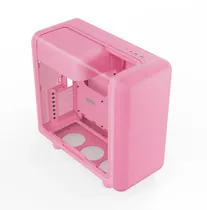 Gabinete Hyte X50 Strawberry Milk, CS-HYTE-X50G-SM , Mid Tower, ATX, Sem Fans, Rosa/Pink