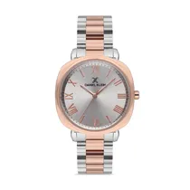 Relógio Analógico Feminino Daniel Klein Premium DK.1.12527-3 - Prata/Rosa Ouro