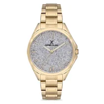 Relógio Analógico Feminino Daniel Klein DK.1.12721-2 Premium Ladies / Pulseira de Aço Inoxidável - Dourado