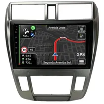 Multimidia/ Multimedia/ Stereo PNT Honda City (08-13) And 14 6GB/128GB+4G Octacore Ar Digital Carplay+And Auto + Opc Cam 360